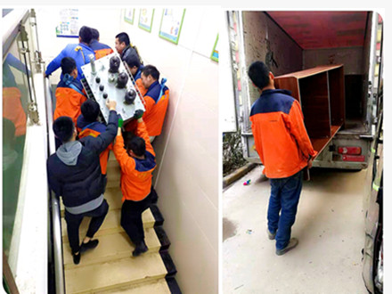 中國移動未央分公司辦公室搬遷現場